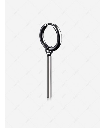 1pc Stainless Steel Bar Pendant Earring