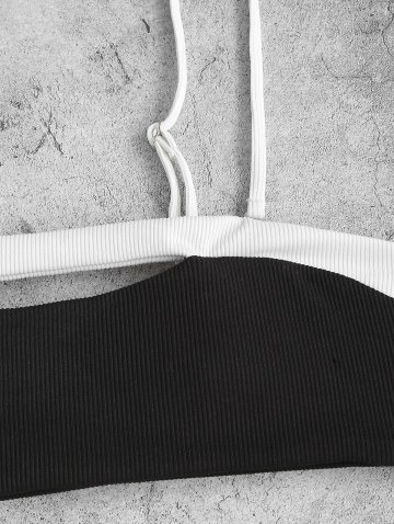 Architecture And Liberty Print Ribbed Couple Swimwear