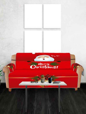 Christmas Bell Santa Claus Design Couch Cover