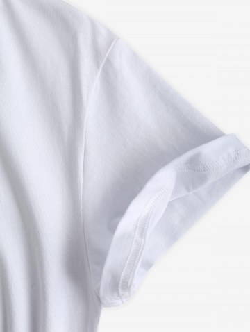 Eagle Letter Print Short Sleeve T Shirt