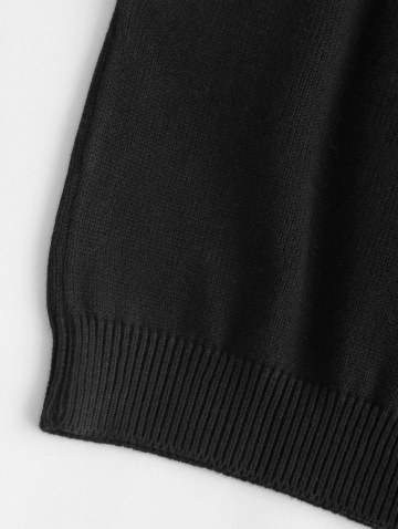 Knitted Cropped One Shoulder Tank Top