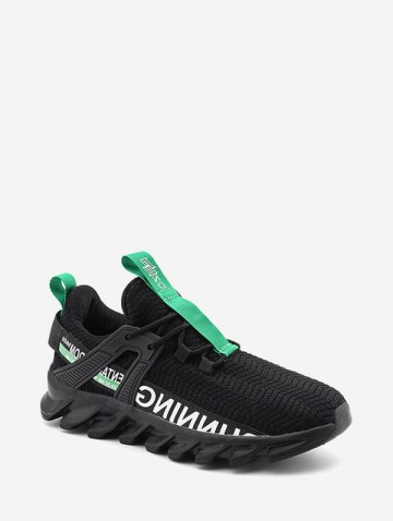 Running Letter Printed Casual Sneakers