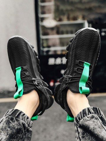 Running Letter Printed Casual Sneakers
