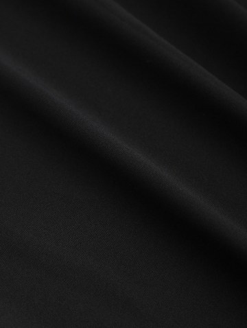 Sheer Mesh Bustier Tank Top With High Slit Maxi Skirt Two Piece Dress Set