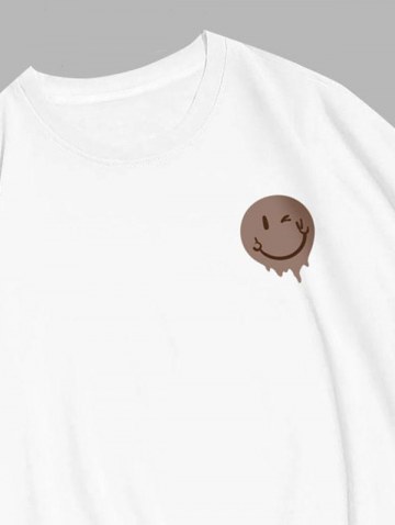We Are All Smile Face Graphic Printed T-shirt